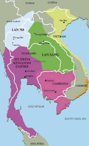 Ayutthaya kingdom map