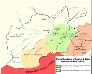 Kabulshahi kingdom at the gate way of India