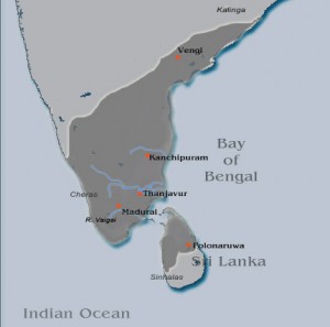 Pandyan kingdom map
